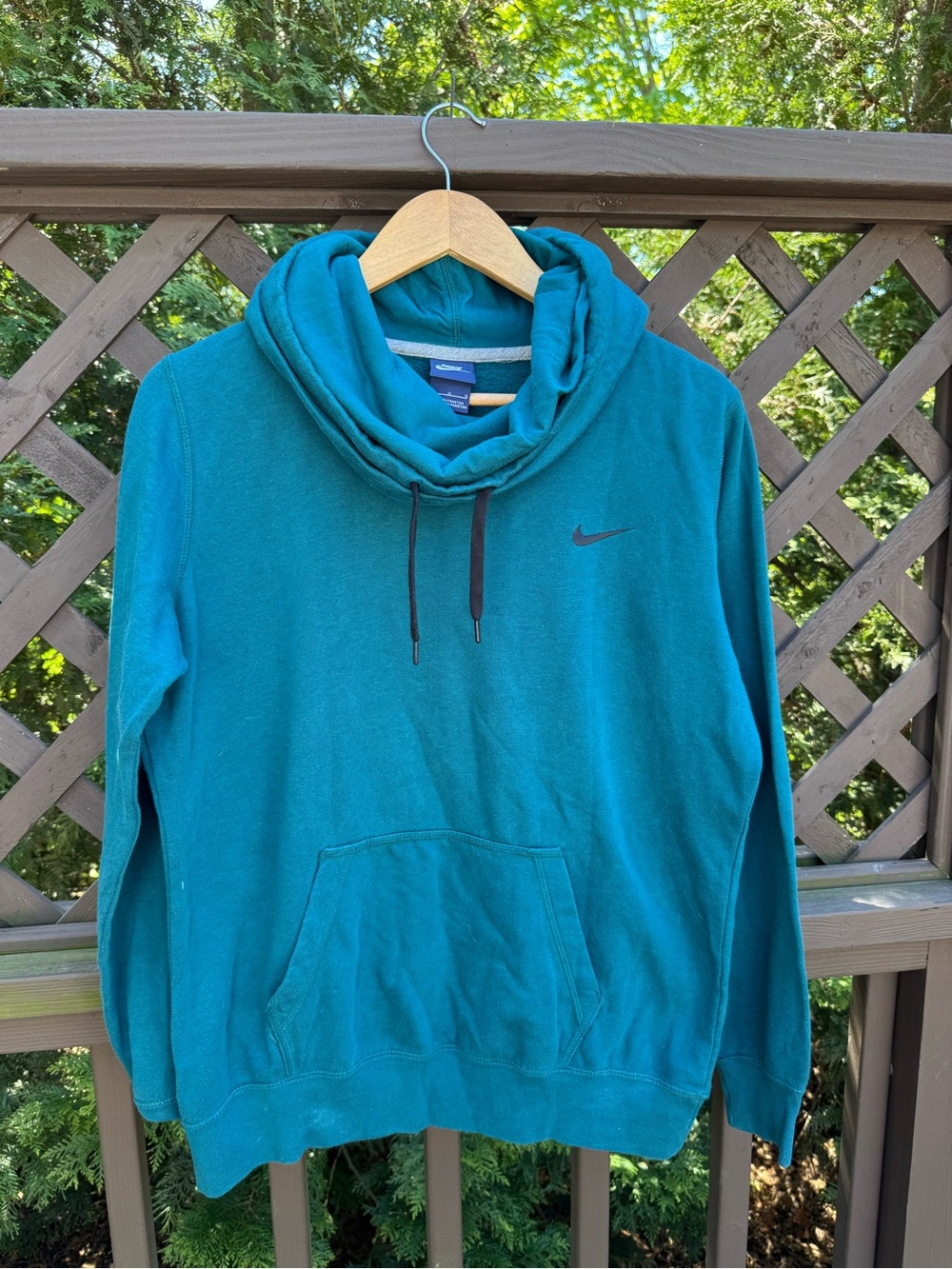 Nike Teal Funnel Neck Pullover Sweatshirt - Women’s